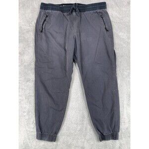 Under Armour Jogger Pants Mens 2XL Gray Fitted High Rise Performance Zip Pocket